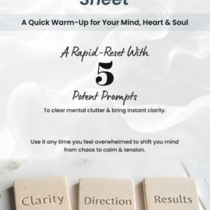Your Mindset Reset Sheet